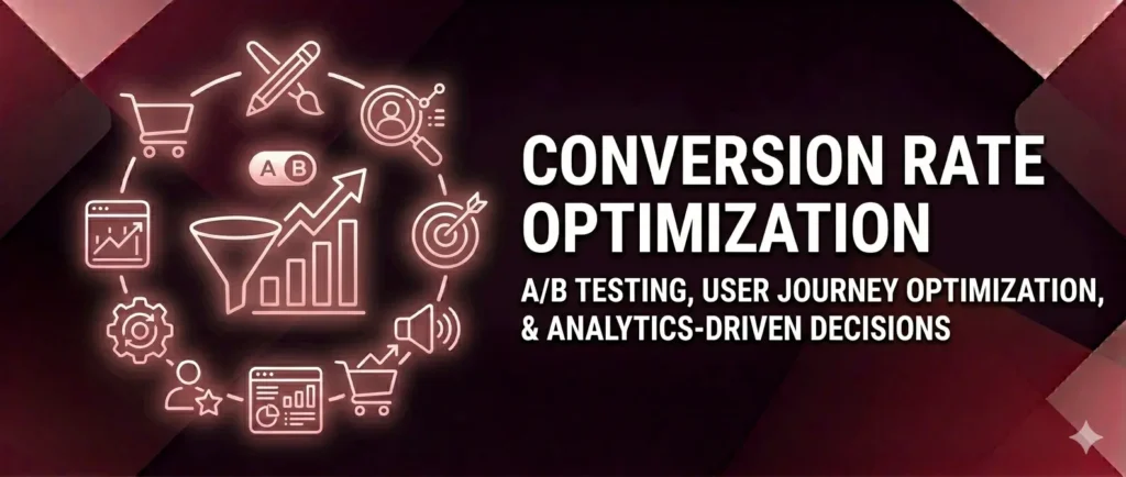 Conversion Rate Optimization strategies helping businesses turn website visitors into paying customers through optimized web design and lead generation.