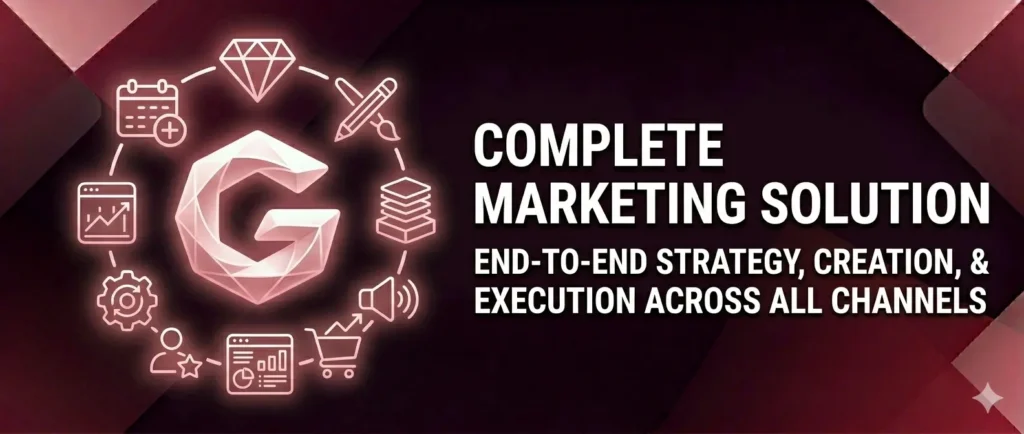 Digital Marketing for Small Businesses strategy showing SEO, content marketing, Google Ads, email marketing, and lead generation techniques.