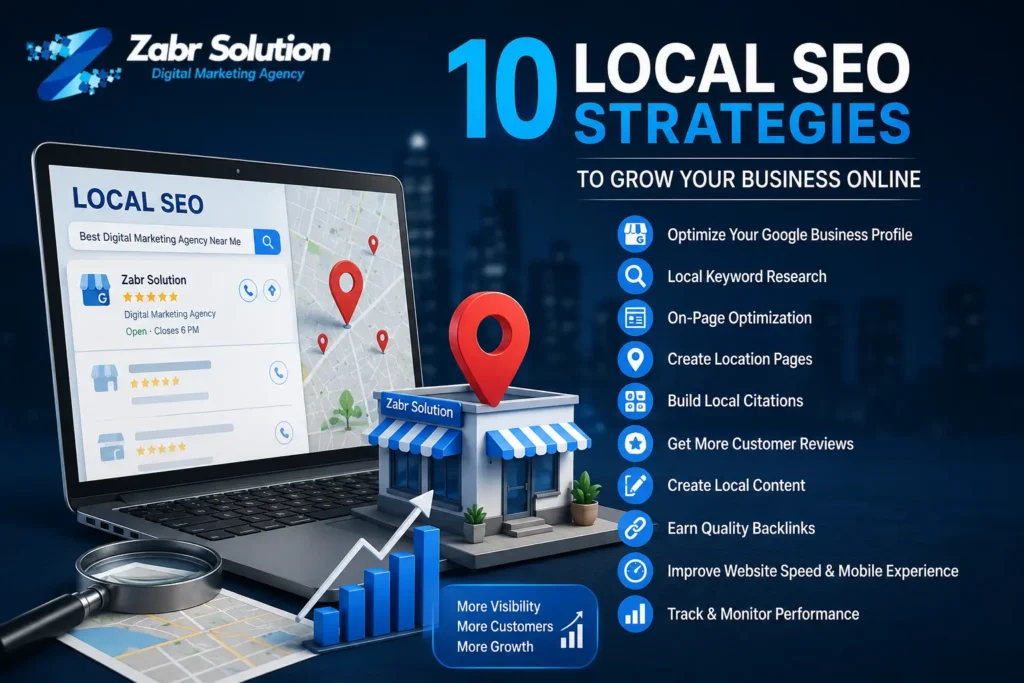 10 Local SEO Strategies to Grow Your Business Online – Zabr Solution